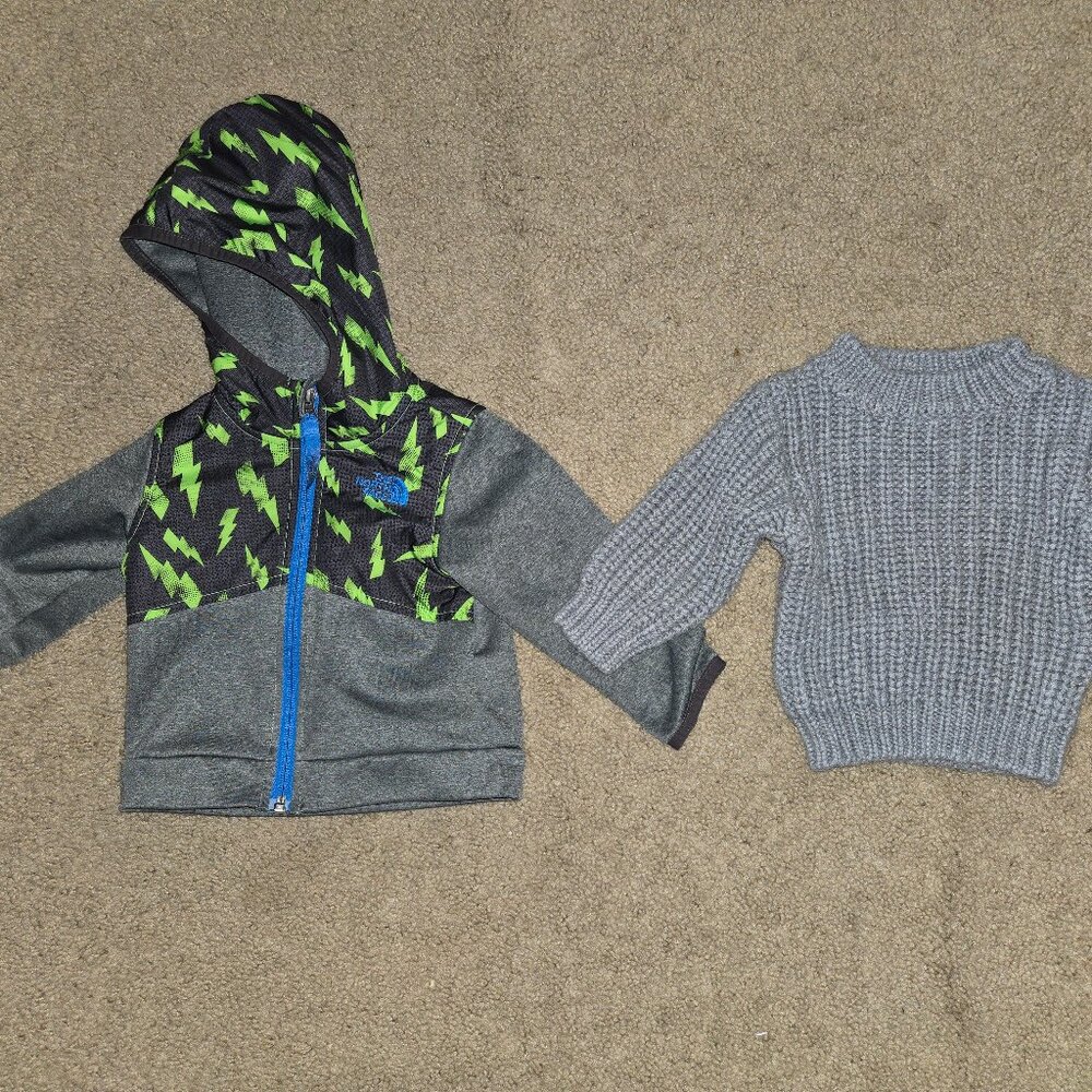 Baby Boy Clothes Size 6-12 Months Bundle of Bodysuits, Rompers, Pants, Jacket, &